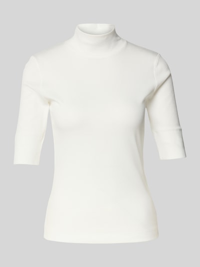 Marc Cain T-shirt met opstaande kraag Offwhite - 2