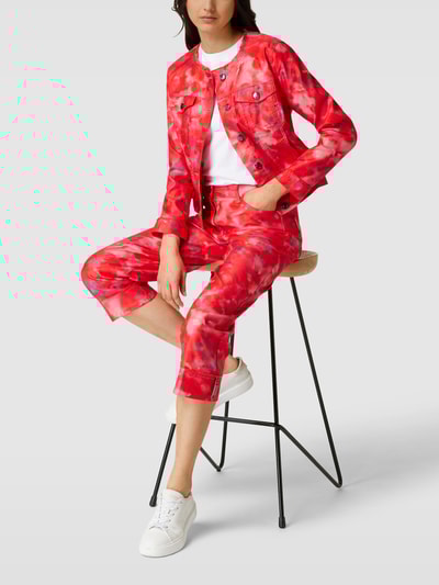 Sportalm Jeansjacke mit Allover-Muster Modell 'SARATOVA' Pink 1
