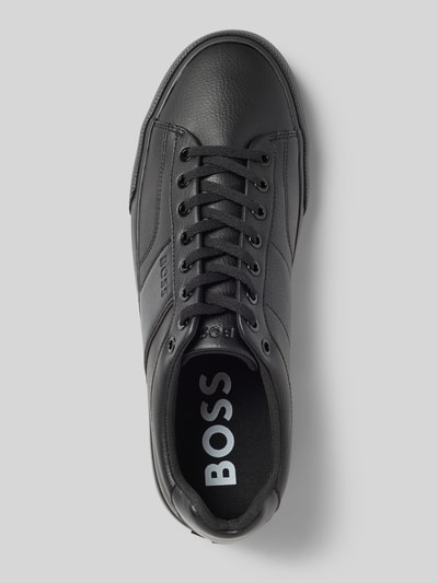 BOSS Low Top Sneaker mit Luftlöchern Modell 'AIDEN_TENN' Black 3