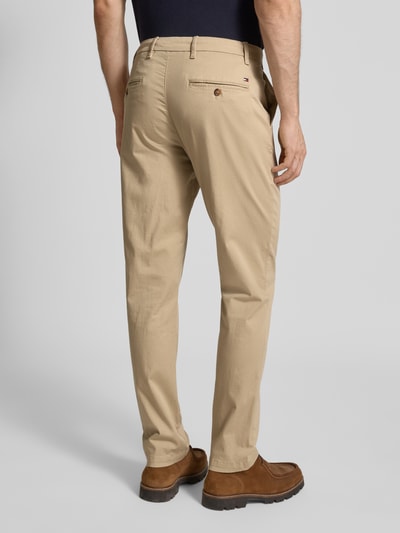 Tommy Hilfiger Straight fit chino van katoenmix Beige - 5