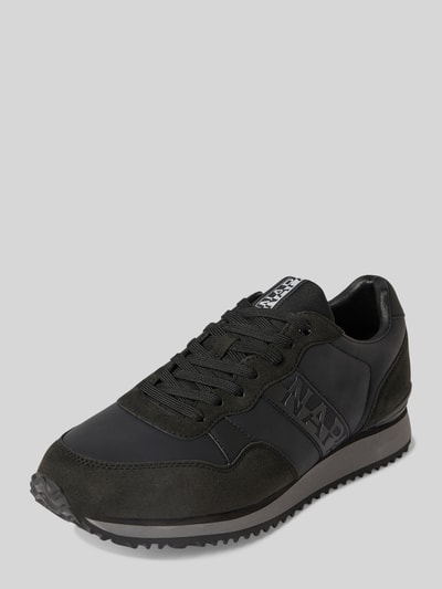 Napapijri Sneakers met vetersluiting Zwart - 1
