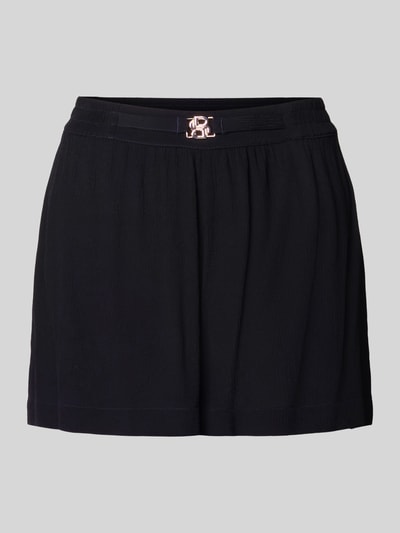 BOSS Wide Fit Bermuda mit Logo-Applikation Black 1