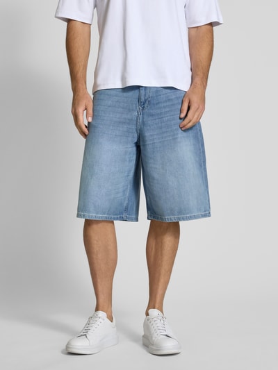 Tom Tailor Denim Relaxed fit korte jeans van pure katoen, model 'BAGGY' Jeansblauw - 4