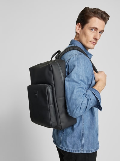 CK Calvin Klein Rucksack mit Label-Patch Modell 'CK ESSENTIAL' Black 1