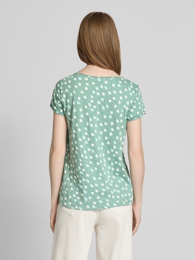 Tom Tailor T-shirt o kroju regular fit z czystej bawełny Miętowy 5