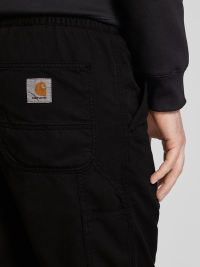 Carhartt Work In Progress Hose mit Eingrifftaschen Modell 'FLINT PANT' Black 3