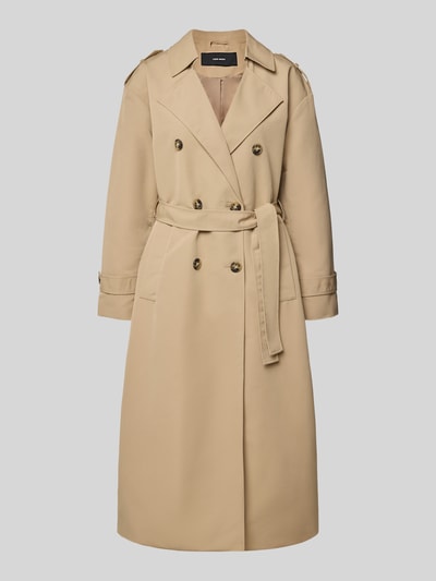 Vero Moda Regular Fit Trenchcoats mit Reverskragen Modell 'CHLOE' Sand 2