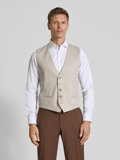 Zuitable Gilet met V-hals, model 'WESLEY' Beige - 4