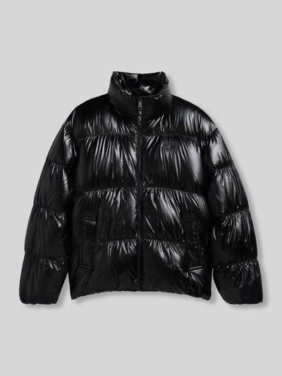 Tommy Jeans Regular Fit Steppjacke mit Label Stitching Black 2