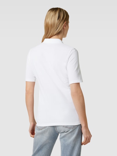MAERZ Muenchen Poloshirt mit Knopfleiste Weiss 5
