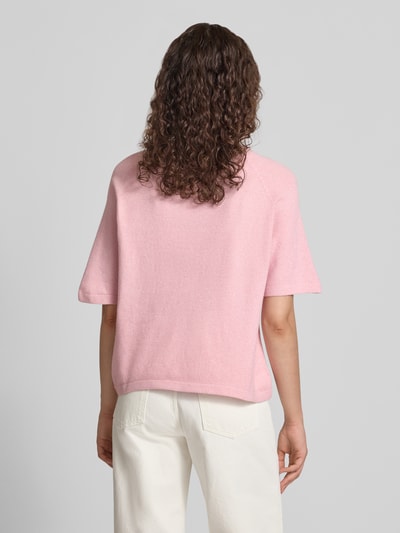 PIECES Regular Fit T-Shirt mit Rundhals Modell 'BREE' Hellrosa Melange 5