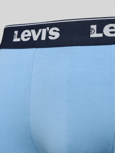 Produktfoto, Trunks aus Baumwoll-Mix im 3er-Pack von Levi's®, unifarbenes Design mit elastischem Label-Bund, bawełniany materiał