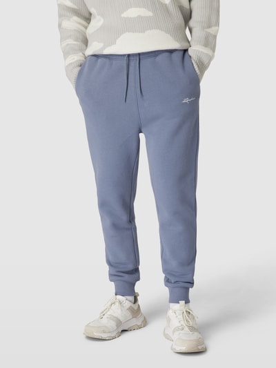 REVIEW Sweatpants mit Tunnelzug Stein 4