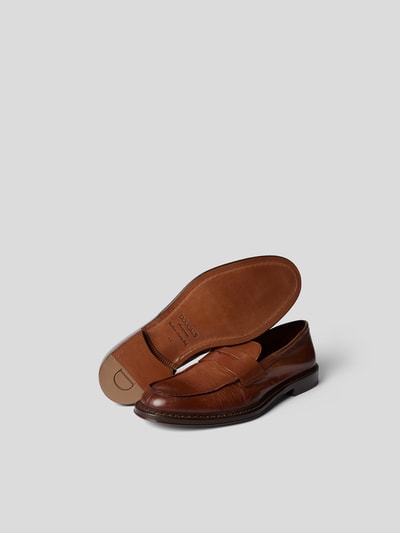 Doucal's Penny-Loafer aus Leder Mittelbraun 6