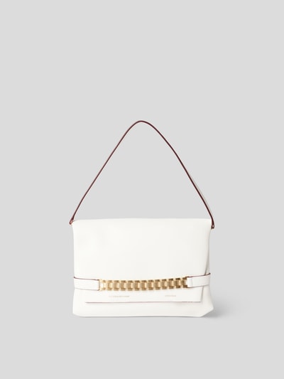 Victoria Beckham Pochette aus echtem Lammleder Weiss 4