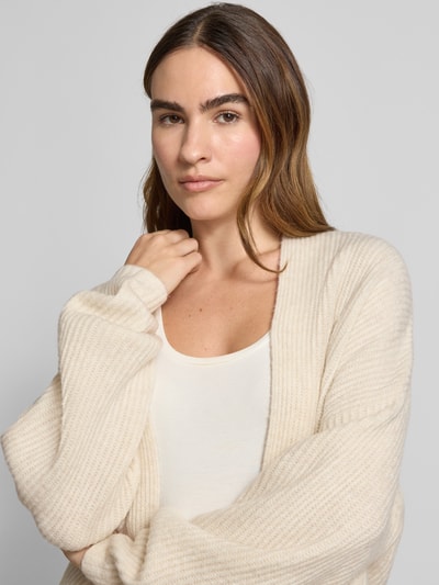 mbyM Cardigan mit gerippten Abschlüssen Offwhite 3