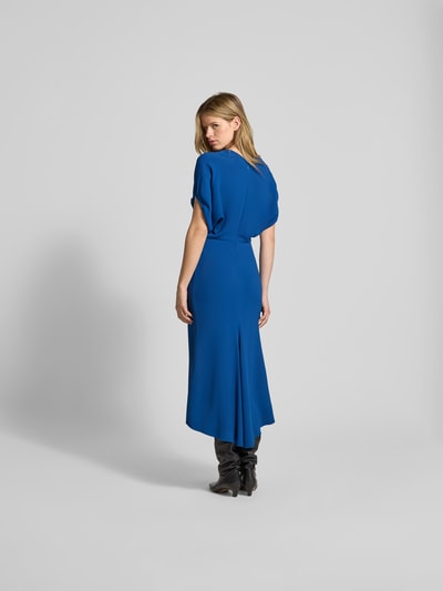 Victoria Beckham Maxikleid mit V-Ausschnitt Royal 5