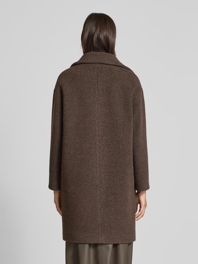 ICONS Cinzia Rocca Mantel mit Reverskragen Mittelbraun Mel 5