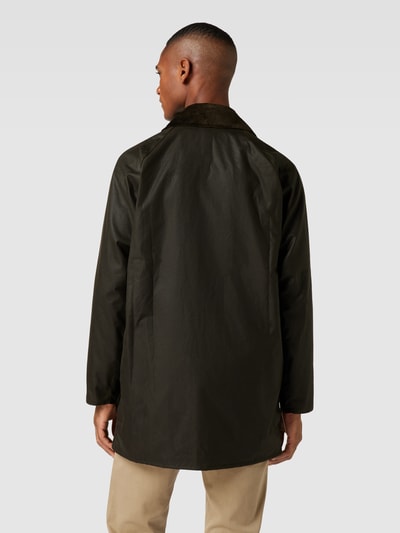 Barbour Jack met platte kraag, model 'Beaufort' Olijfgroen - 5
