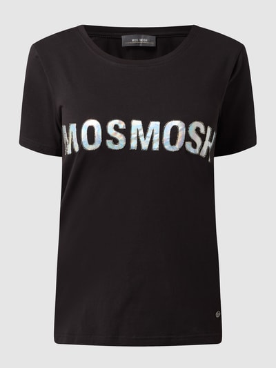 MOS MOSH T-Shirt mit Zierperlen  Black 2