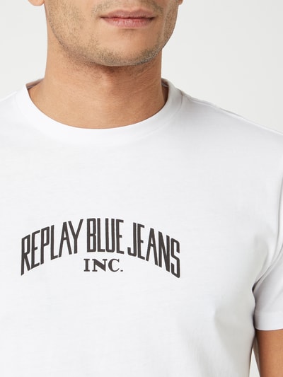 Replay T-Shirt aus Bio-Baumwolle  Weiss 3
