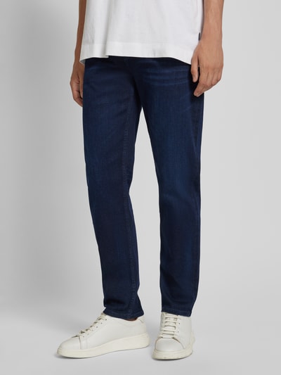 BOSS Regular fit jeans in 5-pocketmodel, model 'Re.Maine' Marineblauw - 4