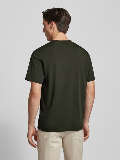 Lacoste T-shirt met labelmotief Donkergroen - 5