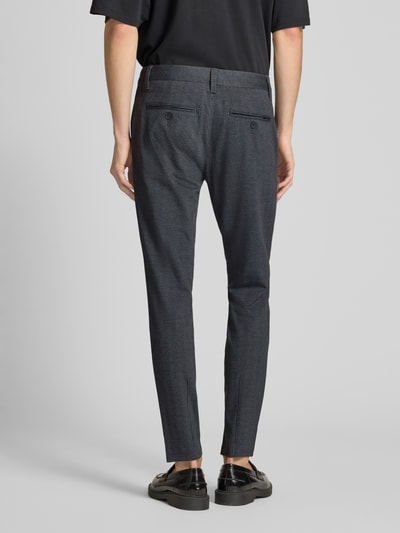 Only & Sons Slim Fit Chino aus Viskose-Mix Modell 'MARK' Dunkelblau 5