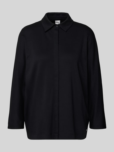 Brax Hemdbluse mit verdeckter Knopfleiste Modell 'CELIA' Black 2