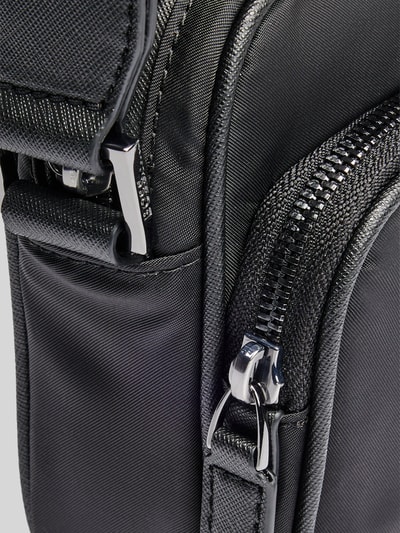 BOSS Umhängetasche aus glattem Twill Modell 'B_ICON' Black 5