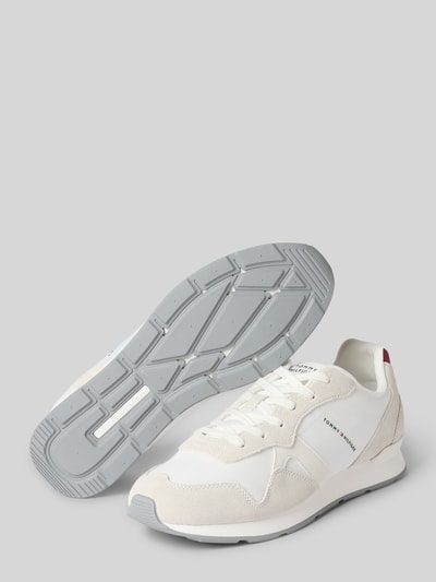 Tommy Hilfiger Low Top Sneaker aus Leder-Mix Modell 'MAXLITE MIX' Weiss 4