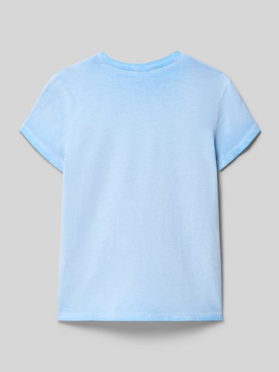 Produktfoto, lichtblauw regular fit T-shirt uit puur katoen met korte mouwen van Regular Fit T-Shirt aus reiner Baumwolle van s.Oliver RED LABEL, kinderen