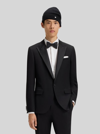 HUGO Beanie aus reinem Kaschmir Modell 'XAMIROH' Black 1