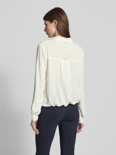 Marc Cain Regular Fit Bluse mit Schnürung Weiss 5