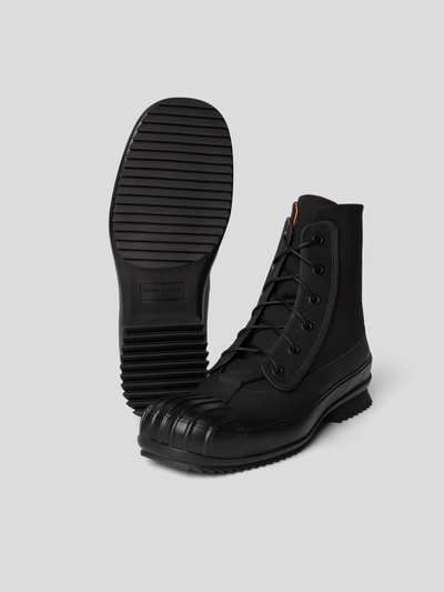 Maison Margiela Boots mit Label-Details Schwarz 4