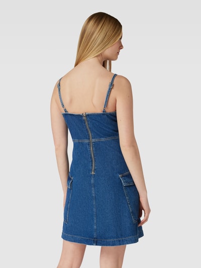 Calvin Klein Jeans Sukienka jeansowa z naszywką z logo model ‘UTILITY’ Jeansowy niebieski 5