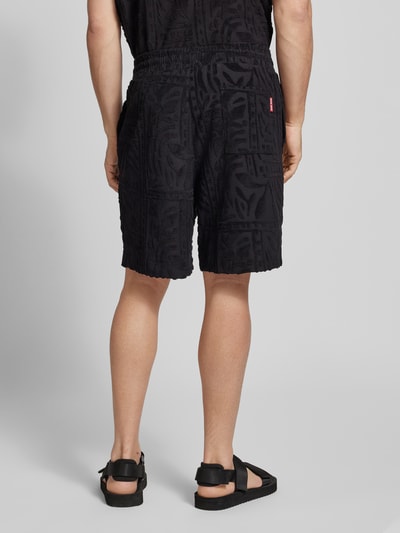 JOOP! Jeans Regular Fit Shorts mit Strukturmuster Modell 'Ioakim' Black 5