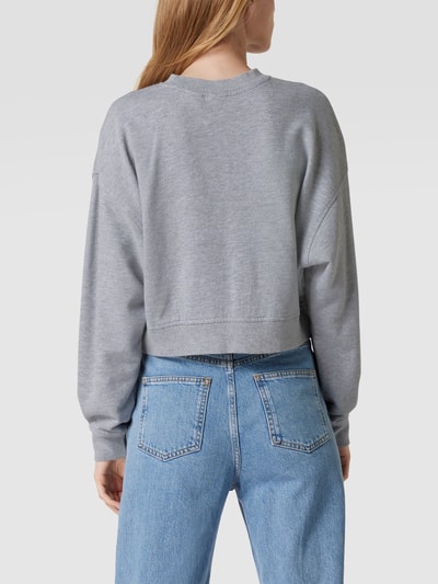 Levi's® Sweatshirt mit Label-Print Modell 'Laundry' Hellgrau 5