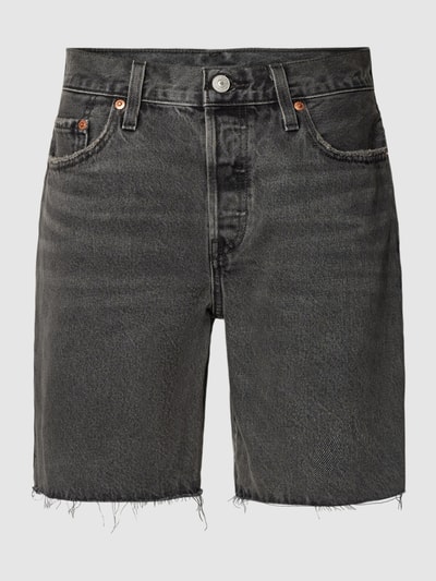 Levi's® Jeansowe, wystrzępione szorty Czarny 2