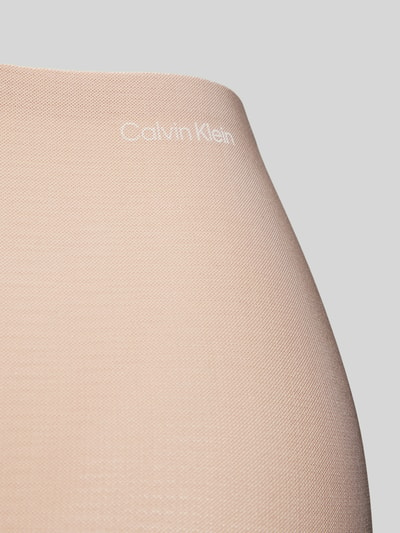 Calvin Klein Underwear Skinny Fit Pants mit Label-Print Beige 2