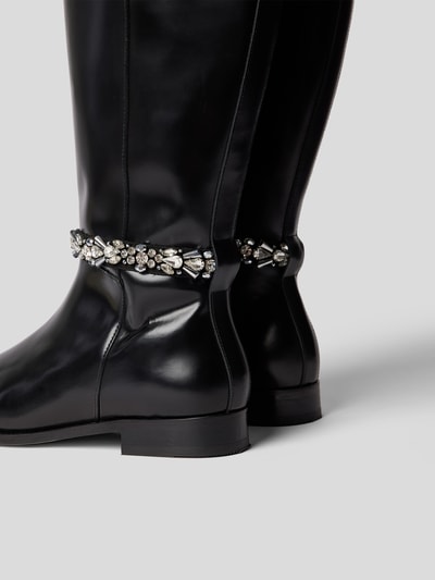 Custommade Stiefel mit Zierbesatz
 Schwarz 3