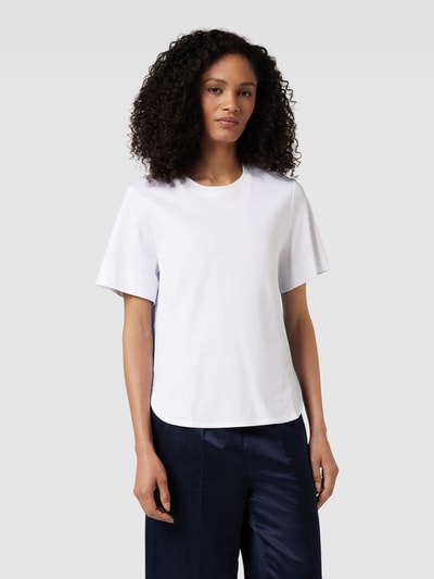 BOSS Black Women T-Shirt mit Rundhalsausschnitt Modell 'EHALITA' Weiss 4