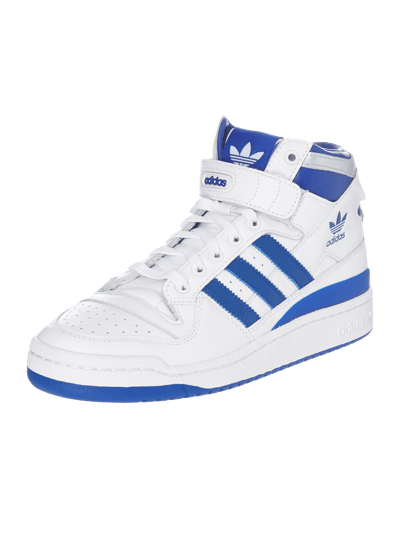 adidas Originals High Top Sneaker aus echtem Leder Weiss 1