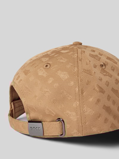 BOSS Basecap mit verstellbarem Riegel Beige 3