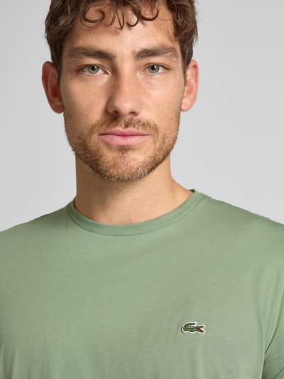 Lacoste Regular Fit T-Shirt aus reiner Baumwolle Gruen 3