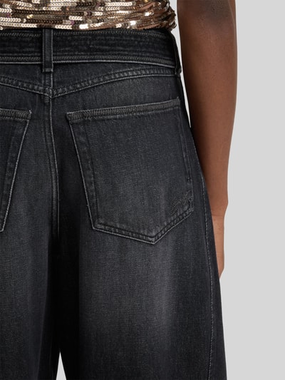 BOSS Orange Wide leg jeans van zuiver katoen Zwart - 3