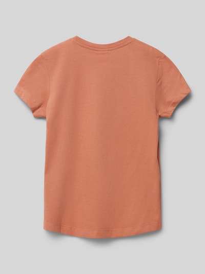 s.Oliver RED LABEL T-shirt z nadrukowanym motywem Terakotowy 3