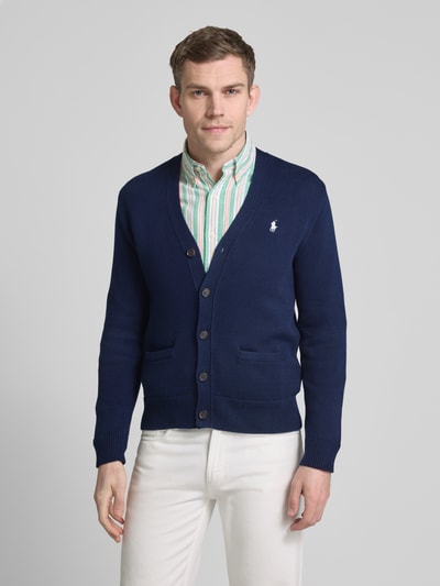 Polo Ralph Lauren Strickjacke mit Eingrifftaschen Marine 4