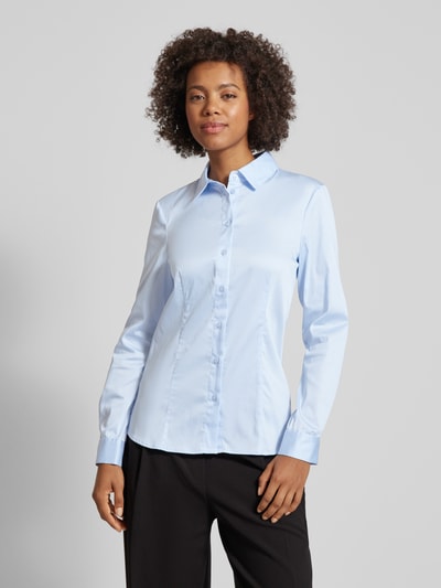 Christian Berg Woman Overhemdblouse met knoopsluiting Blauw - 4