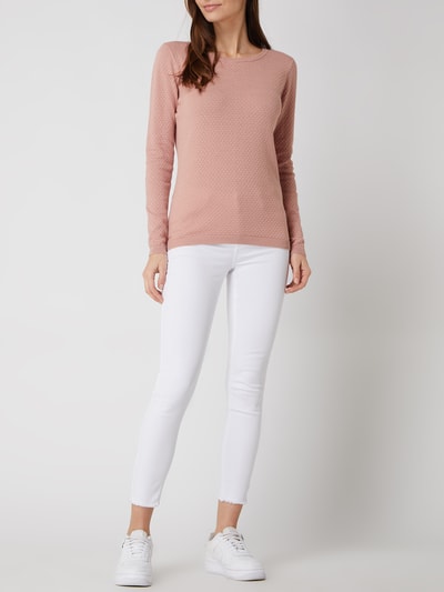 Vero Moda Pullover van biologisch katoen, model 'Care' Lichtroze - 1